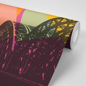 Tapet ilustrație digitală a orașului Kolin