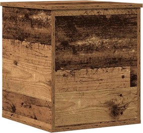 vidaXL Cutie de depozitare Lemn Vechi 40 x 42 x 46 cm Lemn compozit