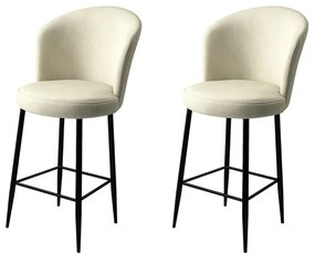 Set de scaune de bar Fora Cream, 2 buc., 2 buc.
