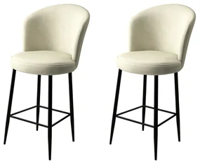 Set de scaune de bar Fora Cream, 2 buc., 2 buc.