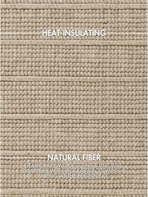 Covor bej țesut manual din lână 160x230 cm Camden Parker – Ted Baker