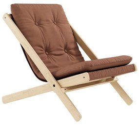 Fotoliu pliabil Karup Design Boogie Raw/Clay Brown
