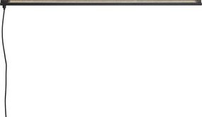 Lampă de perete modernă neagră cu LED inclus - Letterbox