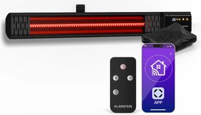 Klarstein Phantom încălzitor cu infraroșu pentru perete | 2000 W | 15 m² | Puternic și subțire | 84 cm x 10 cm