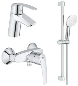 Pachet baterie lavoar, baterie dus Grohe Start si set dus Grohe Tempesta 110