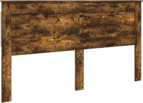 vidaXL Tăblie cap cu headboard Stejar fumuriu 180 cm Lemn compozit