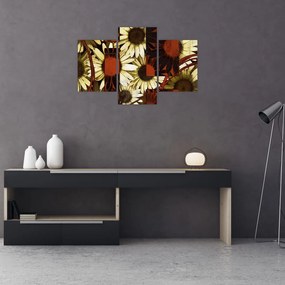 Tablou cu flori (90x60 cm)