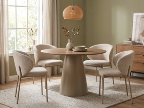 Scaun de masa KIOTO, casmir/bej deschis