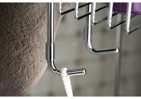SAPHO XJ602 Smart poliție pentru duș, suspendată,argintie