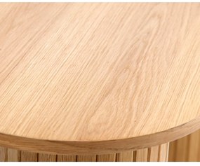 Masă consolă în culoare naturală 40x130 cm Nola – Unique Furniture