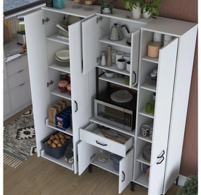 Set dulapuri bucătărie Jenaretta 19 (alb + negru). 1107091