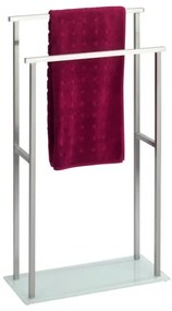 WENKO DEBAR Suport pentru prosoape, 20 x 83 cm, inox satinat, alb - 23438100