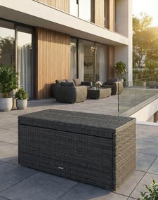 Ladă de depozitare pentru grădină Nusa Dark