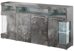 Vitrină Indiko Typ 42 (schiefer) (cu iluminat). 1108217