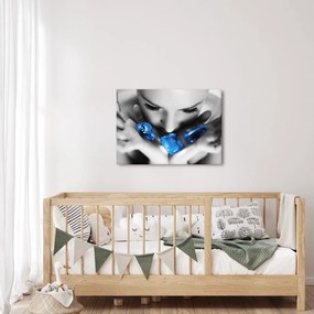 Tablou cu portretul femeii cu pietre (70x50 cm)