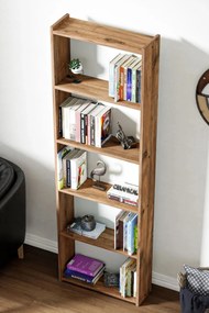 Biblioteca Smart Home, 5 rafturi, 60 x 180 x 20 cm