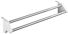 WENKO 3703100 - Uscător de rufe TWIN, 60 x 13 cm, argintiu/alb