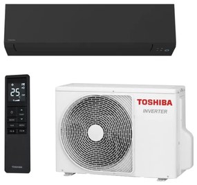 Inverteren climatik Toshiba Shorai Edge RAS-B13G3KVSGB-E + RAS-13J2AVSG-E1, 13000 BTU, 26 m2, A+++, Wi-Fi, R-32, 12 funcții, Negru