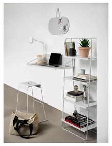 Scaun de bar gri deschis din metal A-Stool – Zone