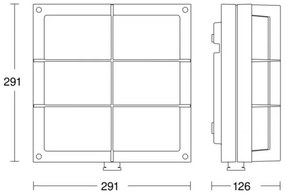 Aplică LED de exterior cu senzor STEINEL 053031 L691 LED/9W/230V IP44