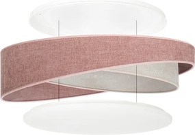 BRILAGI- LED plafonieră VELVET TWIST LED/24W/230V 4000K Ø 55 cm roz./crem.