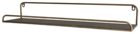 Raft de perete, din metal auriu, Kon