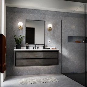 Aplică LED pentru baie Kichler KL-BENNO1-CPZ BENNO 1xG9/3W/230V IP44 alamă