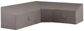 429031 Madison Husă mobilier de relaxare în formă de L, gri, 270x270x65/90 cm