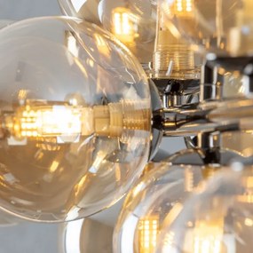 Lustră LED pe cablu Brilagi MILLA 10xG9/3W/230V crom lucios/auriu