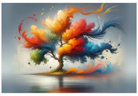 Tablou copacul vieții colorat în mișcare