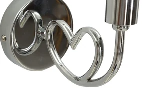 Mauro Ferretti Lampa De Perete Argintie cm 23X15X22 | Aosom Romania