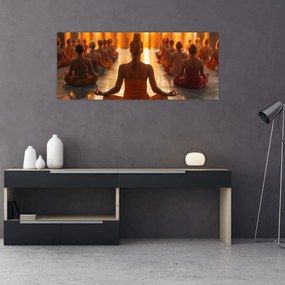 Tablou - Lecții de yoga (120x50 cm)