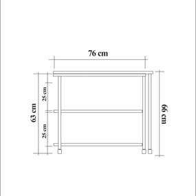 Măsuță de depozitare Melin