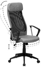Scaun de birou Pinson (gri închis). Promo -39%. 1011220