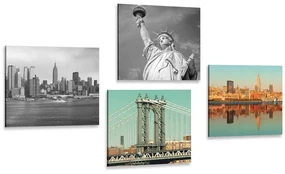 Set tablouri combinație interesantă orașului New York