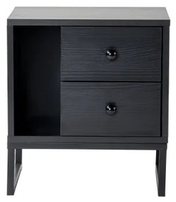 Noptieră GLIMMER 50x45,2 cm negru