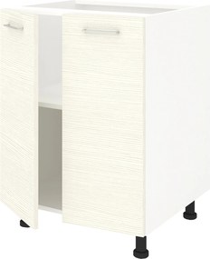 Corp Baza Lecce, 2 Usi, Larice/Alb, 60 x 50 x 80 cm
