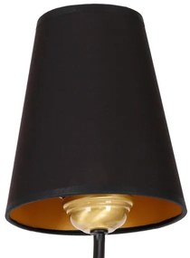 Aplică perete VICTORIA 1xE27/60W/230V negru