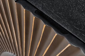 Comoda cu model 3D Solaris 177cm Mango negru/ auriu