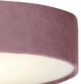 Plafonieră DRUM PLEAT 2xE27/60W/230V roz Searchlight 23298-2PI