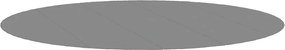 vidaXL Acoperire geotextil piscină, gri deschis, Ø550 cm, poliester
