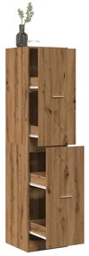vidaXL Dulap farmacie, stejar artizanal, 40x41x174,5cm, lemn prelucrat