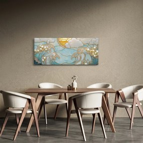 Tablou - Perle 3D în Ocean (120x50 cm)