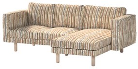 Husă pentru canapeaua Norsborg cu 3 locuri și șezlong Norsborg