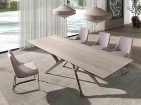 Scaun design LUX, Metal, Tesatura 4182