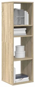 vidaXL Bibliotecă, stejar sonoma, 34x31x112 cm, lemn prelucrat