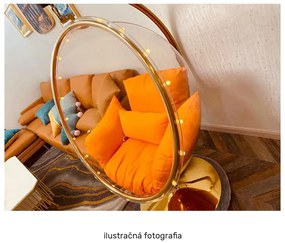 Fotoliu balansoar suspendat Belgica 3 (transparent + argintiu + gri) . 1116272