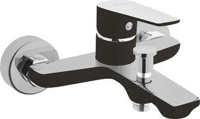 Baterie cada - dus Invena Dokos crom-negru