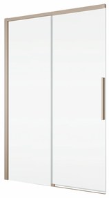 Usa culisanta de dus in nisa, 1600 mm, champagne metal, doua elemente, Ronal Oriana Champagne metal, 1600 mm