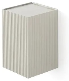 Aplică FARO 40536 SOLE 1xGU10/8W/230V gri canelat dreptunghiular